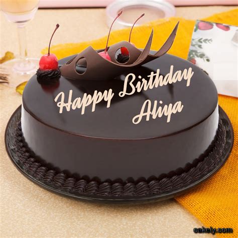 happy birthday aliya cake images|More.